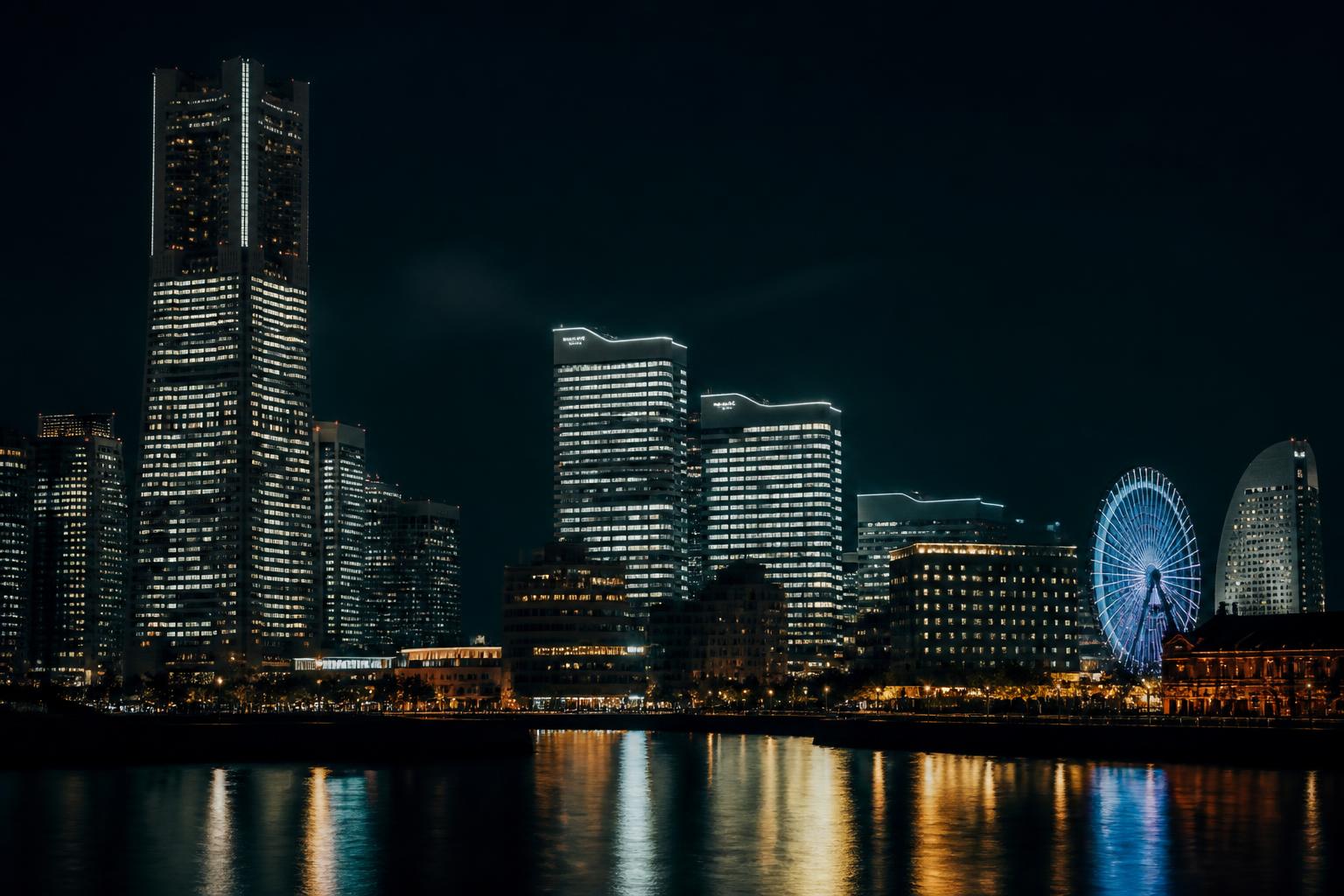 Skyline de Minato Mirai, Yokohama
